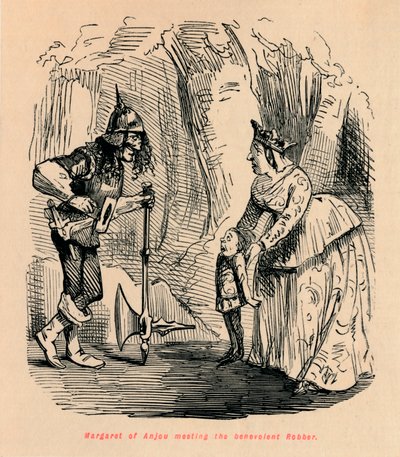 Margaret of Anjou Meeting the Benevolent Robber by John Leech