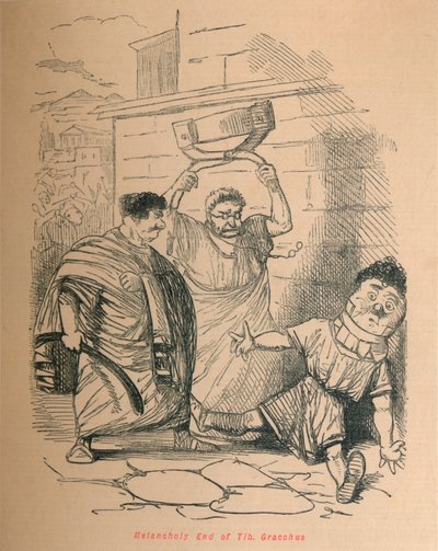 Melancholy End of Tib Gracchus by John Leech