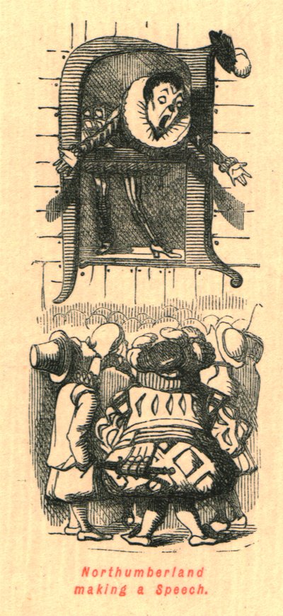 Northumberland Making a Speech by John Leech