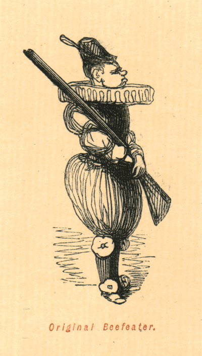 Original Beefeater, 1897 by John Leech