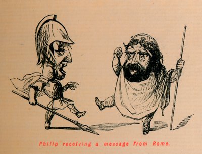 Philip receiving a Message from Rome by John Leech