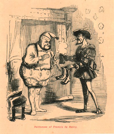 Politeness of Francis to Henry by John Leech