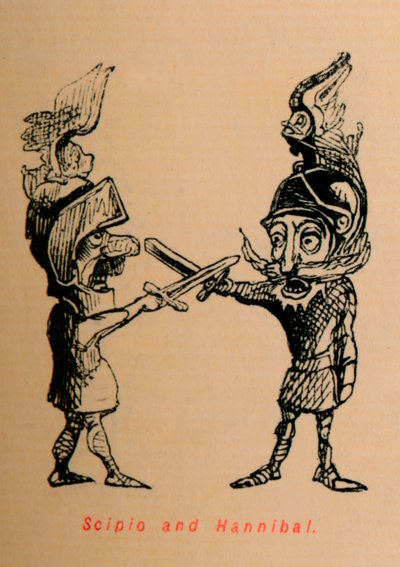 Scipio and Hannibal by John Leech