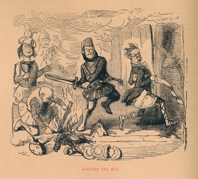 Settling the Bill by John Leech