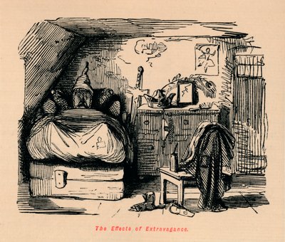 The Effects of Extravagance, c1860 by John Leech