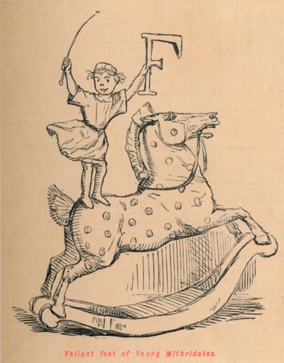 Valiant feat of Young Mithridates, 1852 by John Leech
