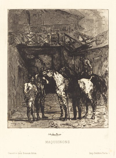 Horse Dealers by John Lewis Brown
