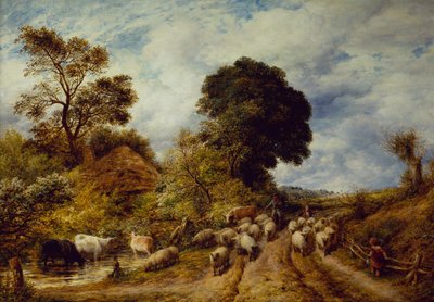 A Country Road by John Linnell