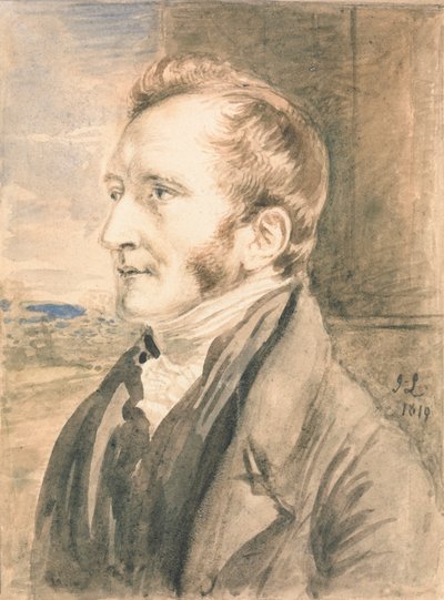 Portrait of a Man by John Linnell
