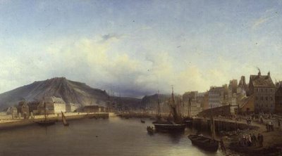 The Bridge at Cherbourg by John Louis Petit