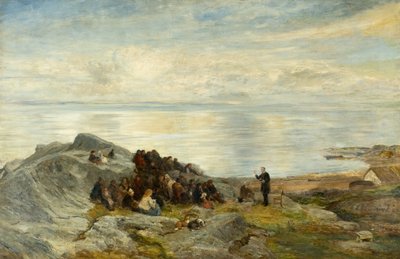 A Sermon by the Sea by John MacWhirter