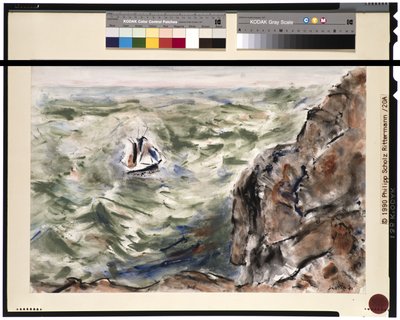 Cape Split and Boat by John Marin