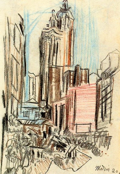 New York, a Sketch by John Marin