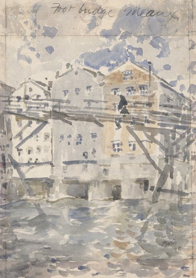 The Little Footbridge, Meaux by John Marin