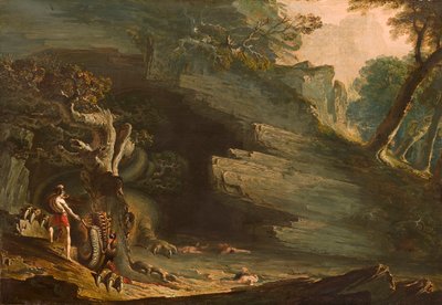 Cadmus and the Dragon by John Martin