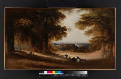 Landscape: View in Richmond Park by John Martin