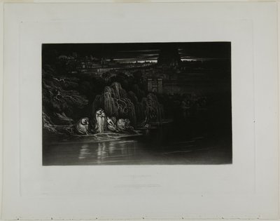 Psalm CXXXVII, from Illustrations of the Bible by John Martin
