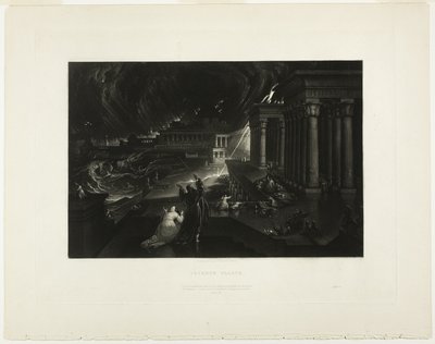 Seventh Plague, from Illustrations of the Bible by John Martin