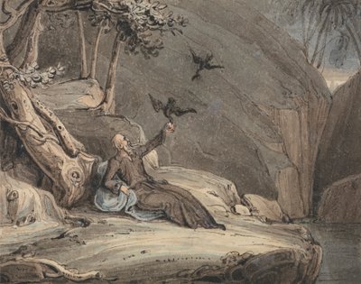 The Ravens Feeding Elijah by John Martin
