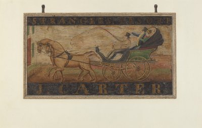 Inn Sign: J. Carter Verso, 1940 by John Matulis