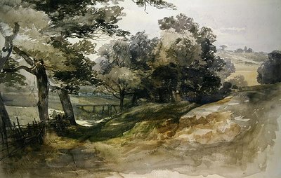 A Shady Lane, Tunbridge Wells by John Middleton