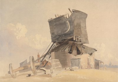 A Storm Damaged Windmill by John Middleton