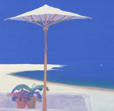 Yacht Passing the Terrace by John Miller