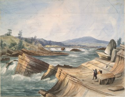 Kettle Falls, Columbia River by John Mix Stanley