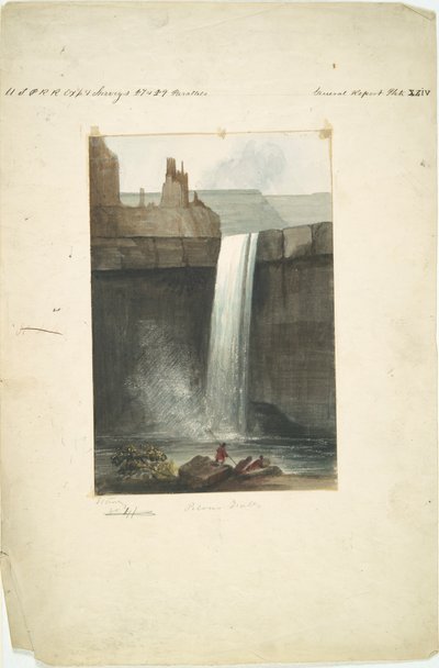 Peluse Falls by John Mix Stanley