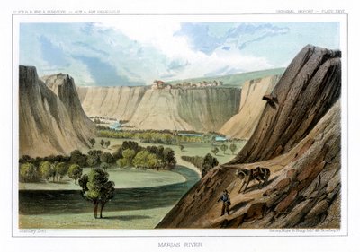 The Marias River, Montana, USA, 1856 by John Mix Stanley