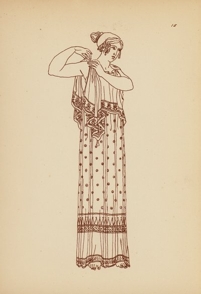 Ancient Greek Female Costume by John Moyr Smith