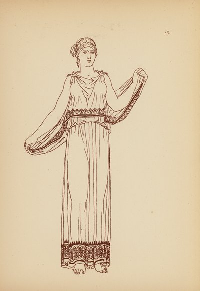 Ancient Greek Female Costume by John Moyr Smith