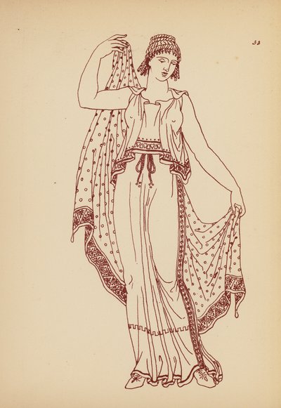 Ancient Greek Female Costume by John Moyr Smith