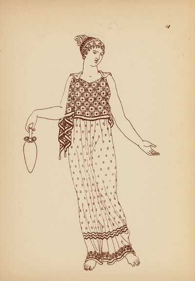 Ancient Greek Female Costume by John Moyr Smith