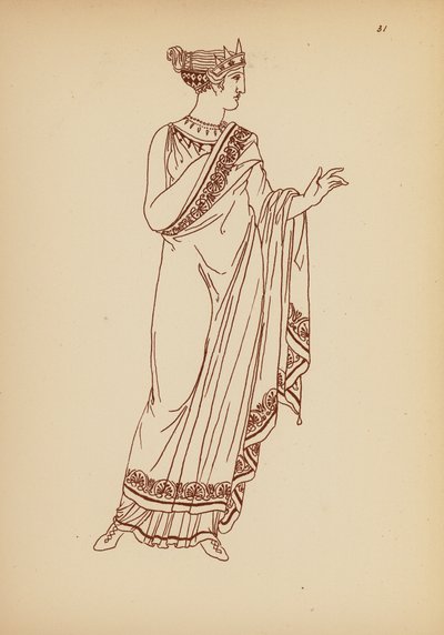 Ancient Greek Female Costume by John Moyr Smith