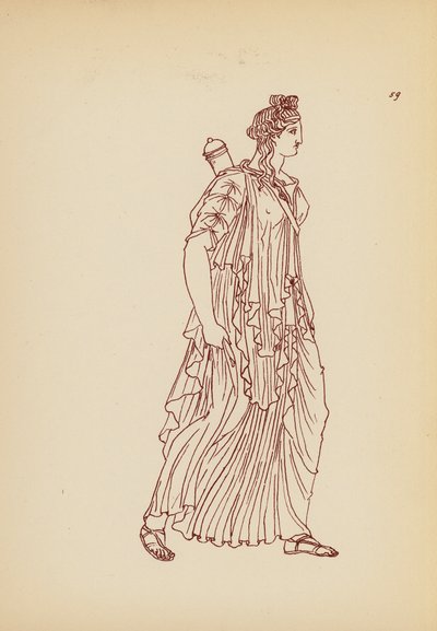 Ancient Greek Female Costume by John Moyr Smith