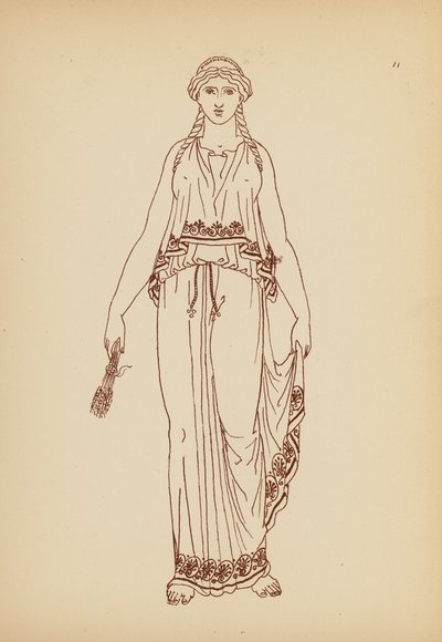 Ancient Greek Female Costume by John Moyr Smith