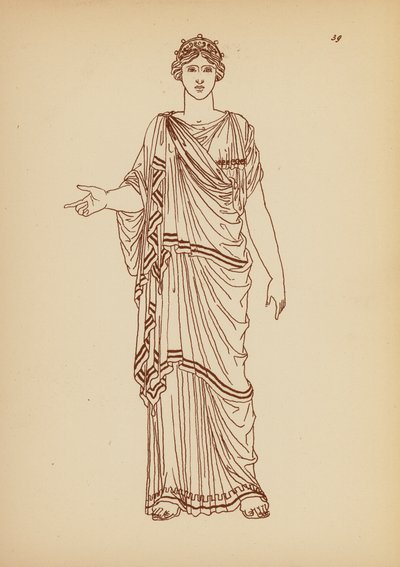 Ancient Greek Female Costume by John Moyr Smith