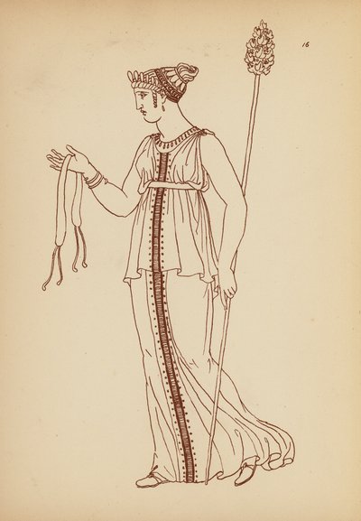 Ancient Greek Female Costume by John Moyr Smith