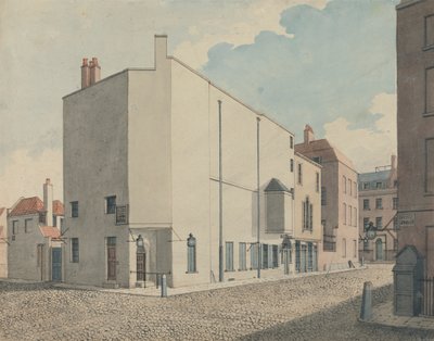 Argyll Concert Rooms, Regent Street, London: Perspective by John Nash