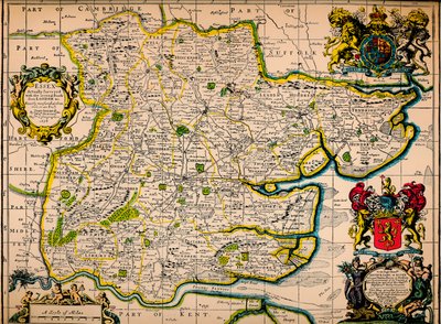Map of Essex by John Ogilby