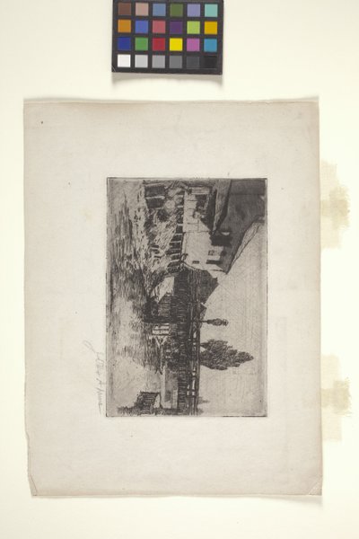 Bavarian Barn and Grainstack by John Otis Adams