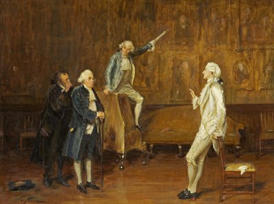 Charles Surface Selling his Ancestors by John Pettie
