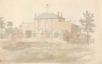 House with Weathercock by John Preston Neale