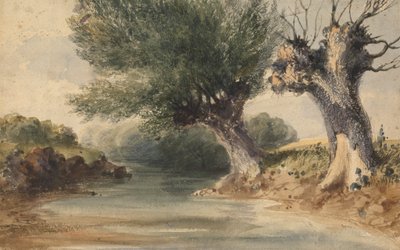 On the Colne, Middlesex by John Preston Neale