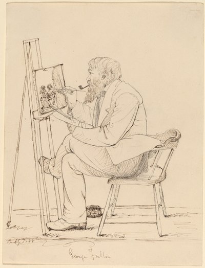 Sketching - George Fuller by John Quincy Adams Ward
