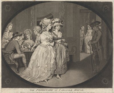 The Promenade at Carlisle House by John Raphael Smith