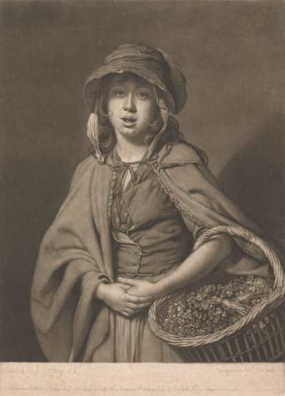 The Watercress Girl by John Raphael Smith