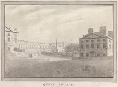 Bath: Queen Square by John Robert Cozens