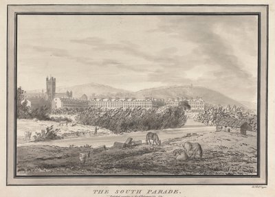 Bath: The South Parade by John Robert Cozens
